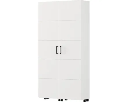 Schuhschrank Islay 92 x 185 cm weiss