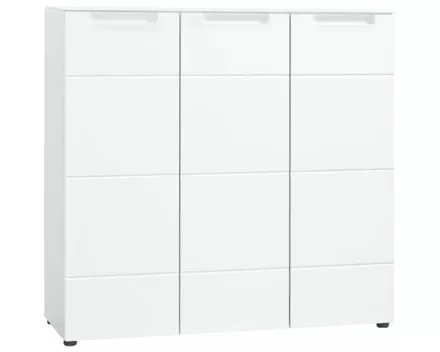 Schuhschrank Mailand Dekor weiss 101 x 99 x 35 cm