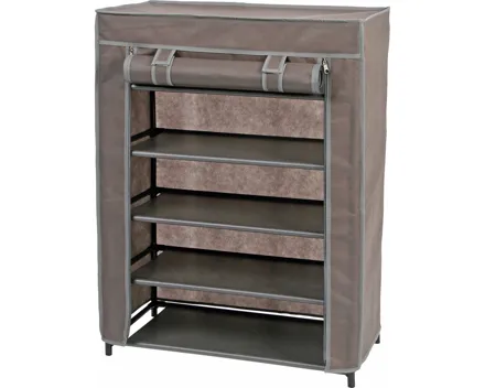 Schuhschrank Midi Vliesstoff grau 60 x 80 x 30 cm