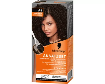 Schwarzkopf Ansatzset 3 x A4 Dunkelbraun