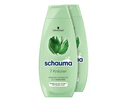 Schwarzkopf Schauma Shampoo 7 Kräuter 2 x 400 ml