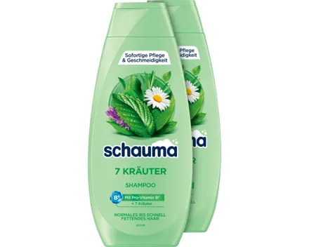 Schwarzkopf Schauma Shampoo 7 Kräuter 2 x 400 ml