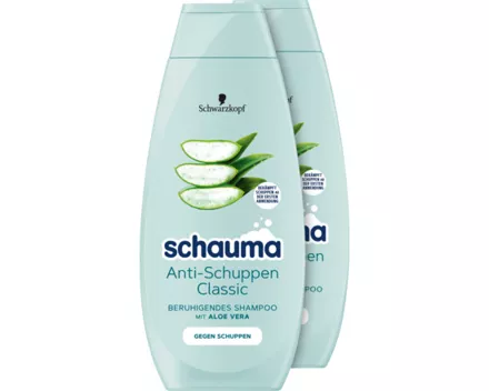 Schwarzkopf Schauma Shampoo Anti-Schuppen Classic 2 x 400 ml