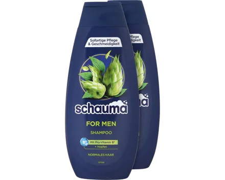 Schwarzkopf Schauma Shampoo for Men 2 x 400 ml