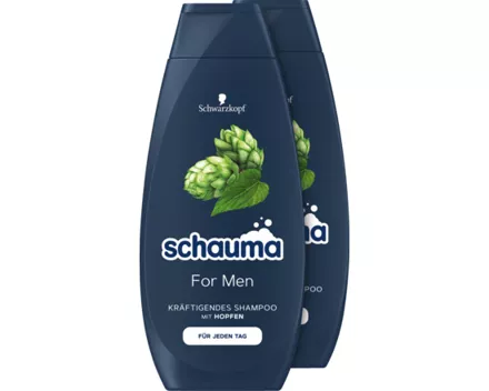 Schwarzkopf Schauma Shampoo for Men 2 x 400 ml