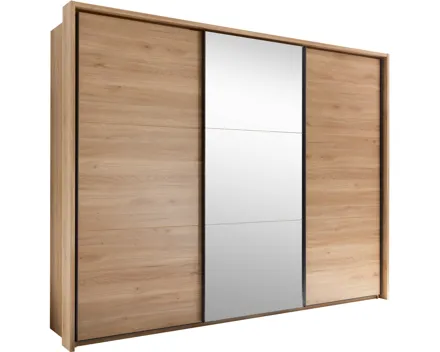 Schwebetürenschrank Bravo Dekor Mauvella Oak 280 x 215 x 60 cm, mit Spiegel