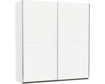 Schwebetürenschrank Saturn Dekor 175 x 191 x 59 cm weiss