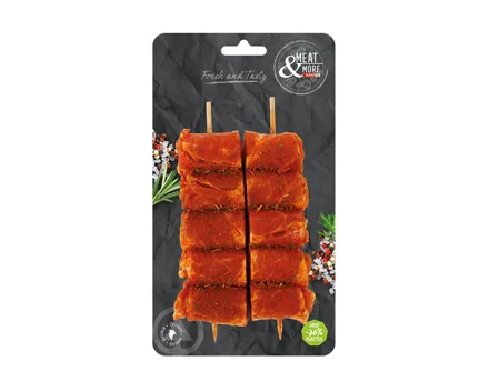 Schweinshals Spiess mariniert