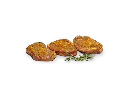 Schweinshalssteak mariniert