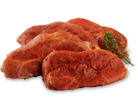Schweinshuftsteaks mariniert, IP-SUISSE