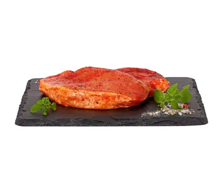 Schweinssteak vom Nierstück gewürzt «Paprika»