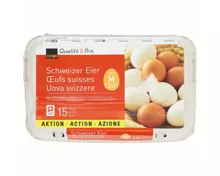 Schweizer Eier Bodenhaltung 53g+ 15 Stück