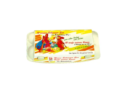 Schweizer Eier weiss