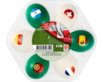 Schweizer Picknick-Eier aus Freilandhaltung