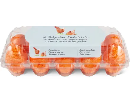 Schweizer Picknickeier aus Freilandhaltung, IP-SUISSE