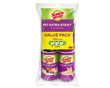 Scotch-Brite Kleiderroller Pet Extra Sticky Value Pack