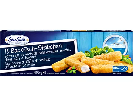 Sea Side Backfisch-Stäbchen
