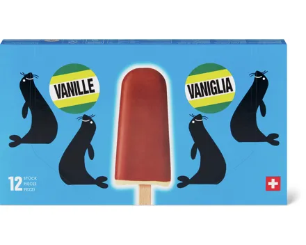 Seehund-Family Rahmglace-Stängel Vanille