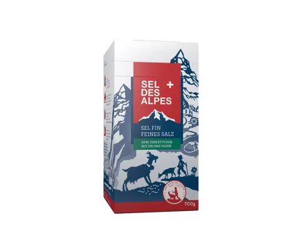 Sel des Alpes mit Jod und Fluor