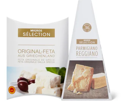 Sélection-Original Feta aus Griechenland und -Parmigiano Reggiano