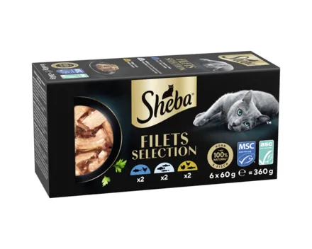 Sheba Filets Thunfisch Geflügel 6x60g
