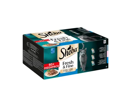 Sheba Grosspackung Fisch / Geflügel