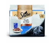 Sheba Katzenfutter in Sauce Fresh & Fine Fisch 15x50g