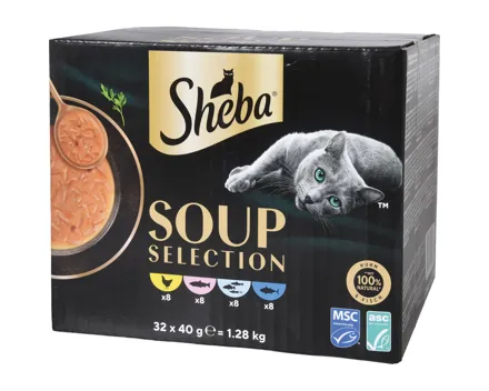 Sheba Katzensuppe Selection 32 x 40 g