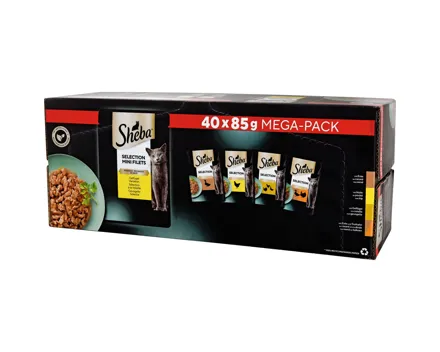 Sheba Sel in Sauce Geflügel Var 40x85g
