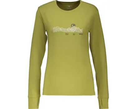 Sherpa Damen-Langarmshirt Manthali XS, grün