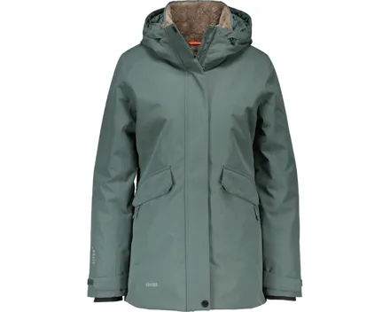 Sherpa Damen Parka Seti M, grau