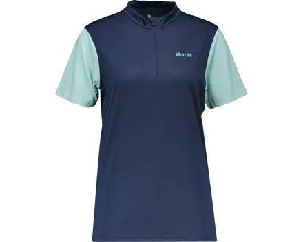 Sherpa Damen-Velotrikot Khaptad XL, dunkelblau