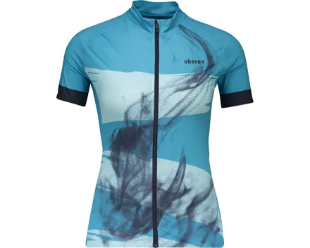 Sherpa Damen-Velotrikot Shey L, türkis