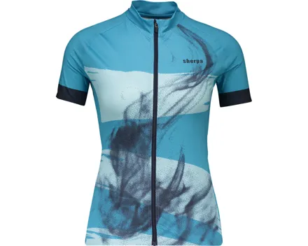 Sherpa Damen-Velotrikot Shey L, türkis