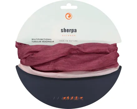 Sherpa Erwachsenen-Bandana Barban brombeer