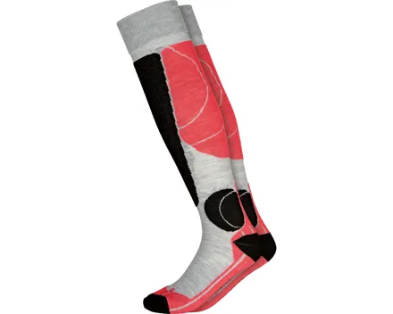 Sherpa Erwachsenen-Skisocken Naya, 2 Paar 35-38, brombeer