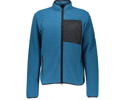 Sherpa Herren-Fleecejacke Deki L, petrol