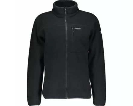 Sherpa Herren-Fleecejacke Pokhara M, schwarz