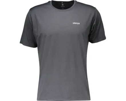 Sherpa Herren-Funktion-T-Shirt Lete M, grau