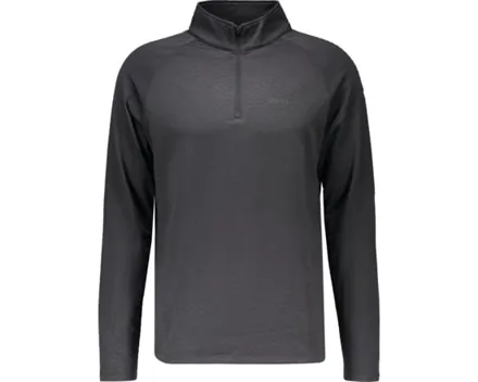 Sherpa Herren half zip Shirt Rivan L, anthrazit
