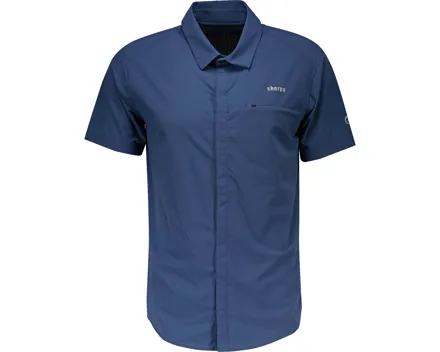 Sherpa Herren-Hemd Thado S, blau