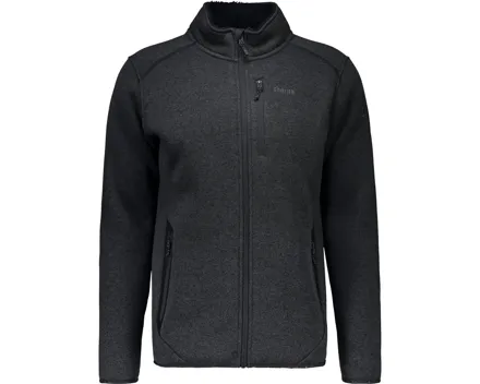 Sherpa Herren Strickfleecejacke Kabeli M, schwarz