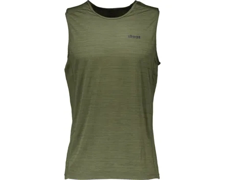 Sherpa Herren-Tanktop Fek S, olive