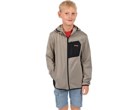 Sherpa Kinder Fleecejacke Palung braun