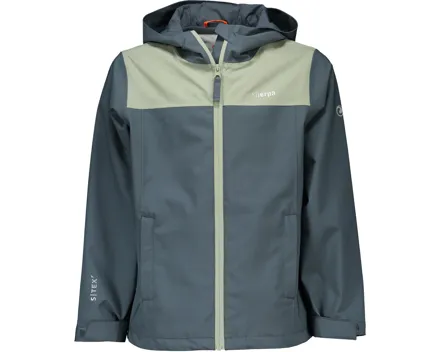 Sherpa Kinder-Regenjacke Varsa grün, 128