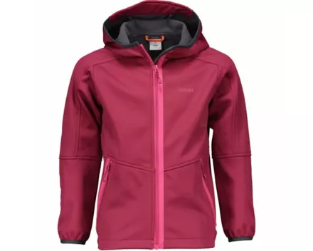 Sherpa Makalu Kinder Softshelljacke himbeer