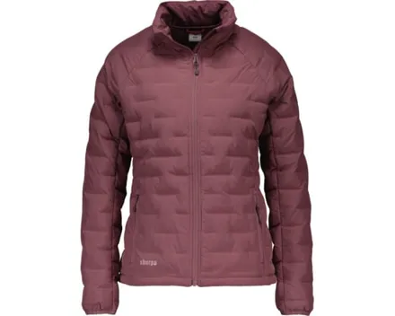 Sherpa Steppjacke Damen Humla L, brombeer