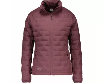 Sherpa Steppjacke Damen Humla L, brombeer