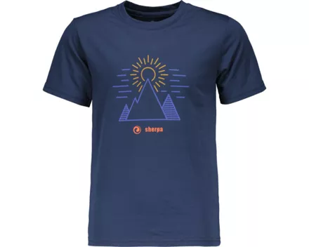 Sherpa Yongzin Ki T-Shirt, 122/128, blau