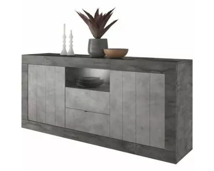 Sideboard Urbino Dekor Oxyde Beton 184 x 86 x 42 cm